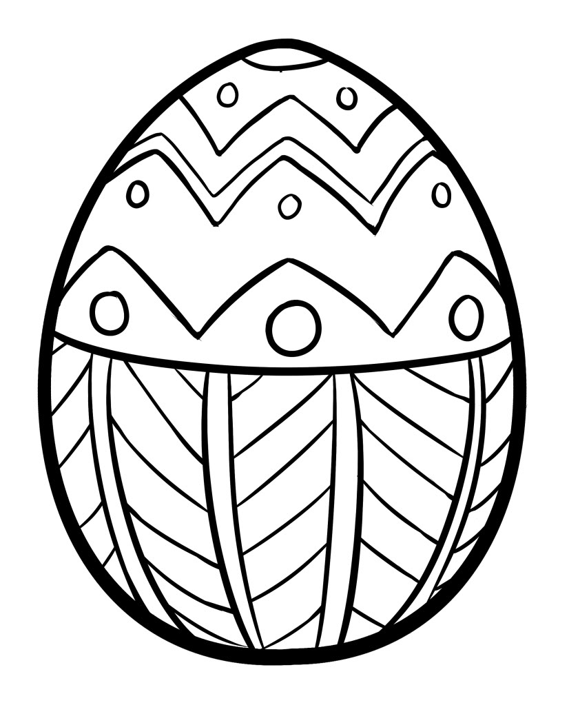 Printable Easter Eggs Coloring Pages | Coloring Me