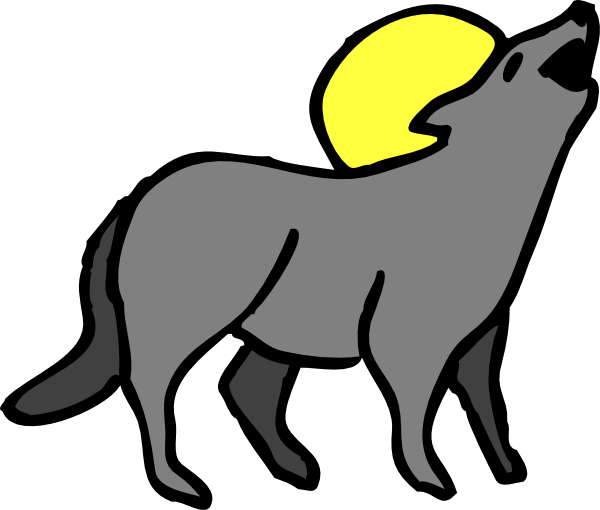 Coyote Clip Art Black And White - Free Clipart Images