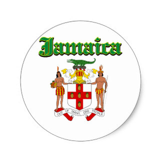 Jamaica Coat Of Arms Stickers | Zazzle