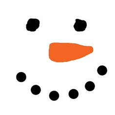Snowman Face Clipart