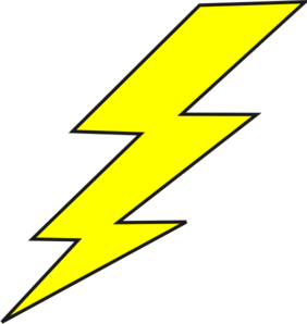 Cartoon Lightning Bolt Clipart