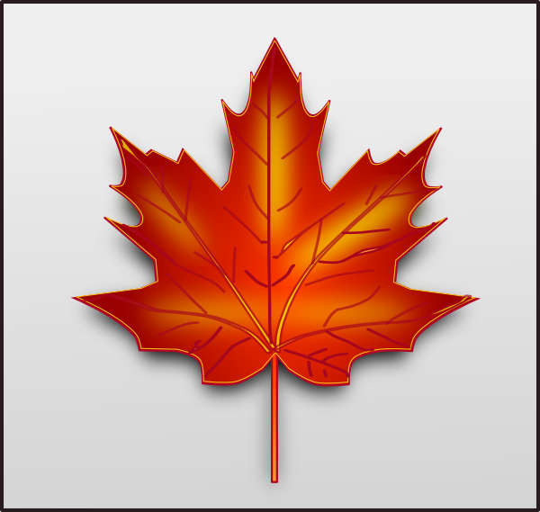Fall cartoon landscape