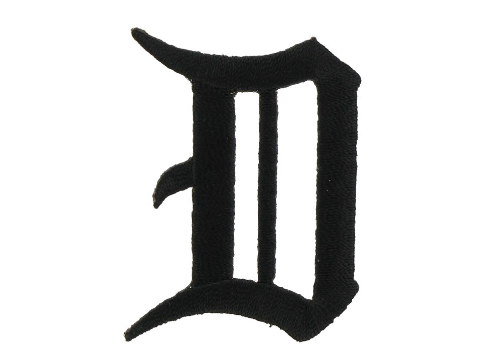 Joy 2" Black Old English Iron-On Letter - D | Shop Hobby Lobby
