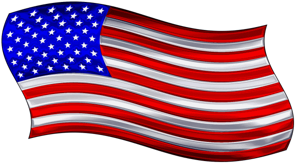 Clip art usa flag free