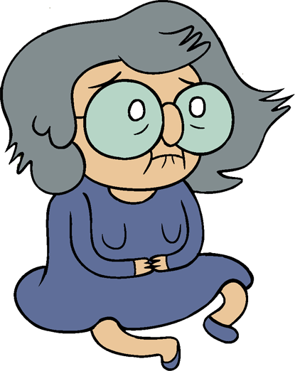 Old Lady Cartoon | Free Download Clip Art | Free Clip Art | on ...