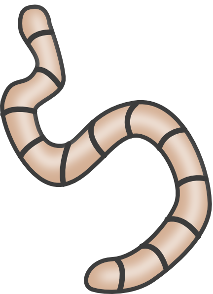 Worm Cartoon Clipart