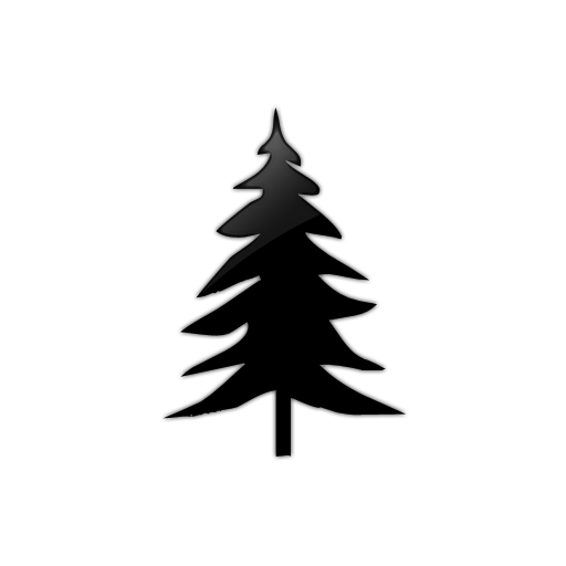 Evergreen Or Fir Tree (Trees) 1 Icon #051469 Â» Icons Etc
