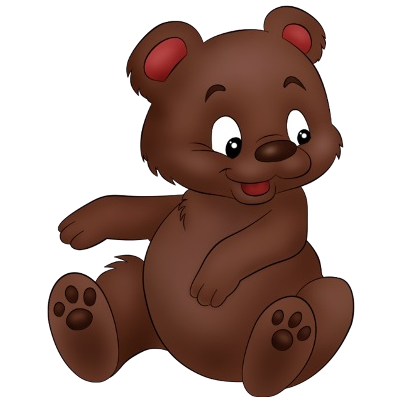 Cute Baby Brown Bears - Cute Cartoon Bear Images