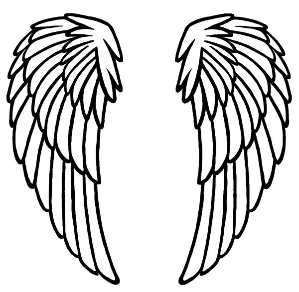 Free Printable Angel Wings Template