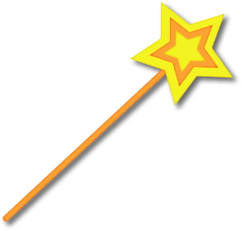 Magic wand clipart