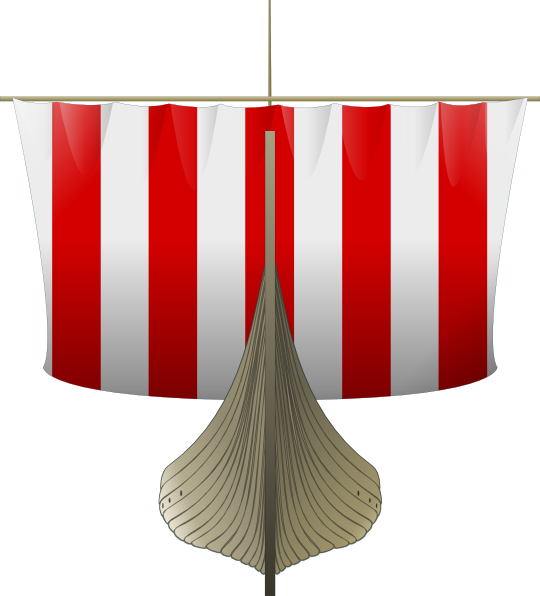 Viking Ship Sailing Clip Art - vector clip art online ...
