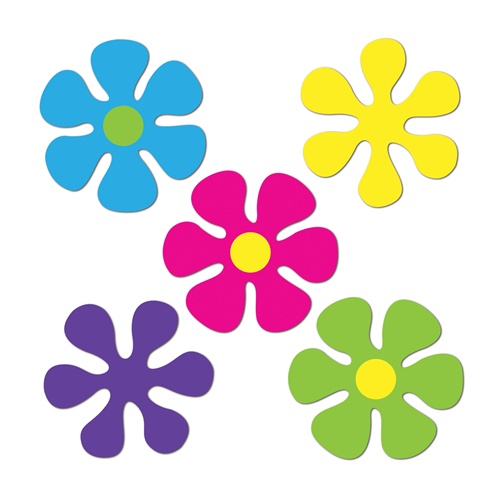 Retro Flower Cutouts