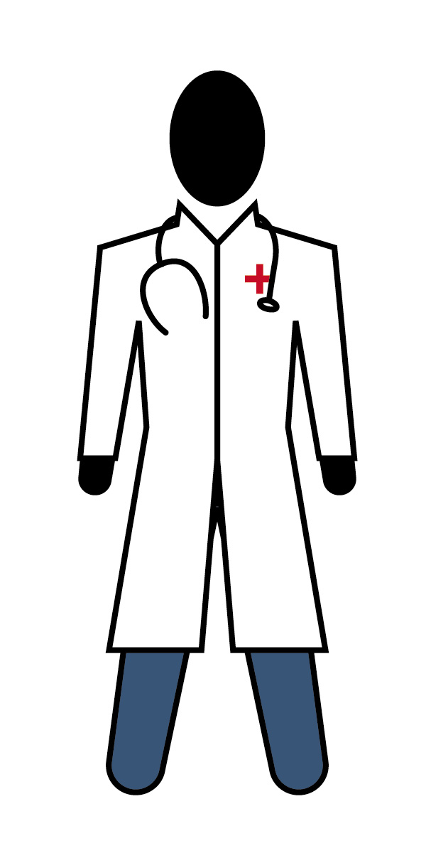 Nurse Black And White Clipart