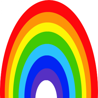Rainbow Pattern Cartoon Children Rainbow Seven Colors Of Rainbow ...