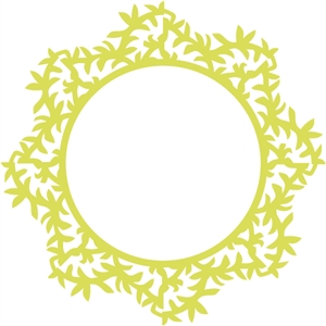 Silhouette Design Store - View Design #9379: vine round border