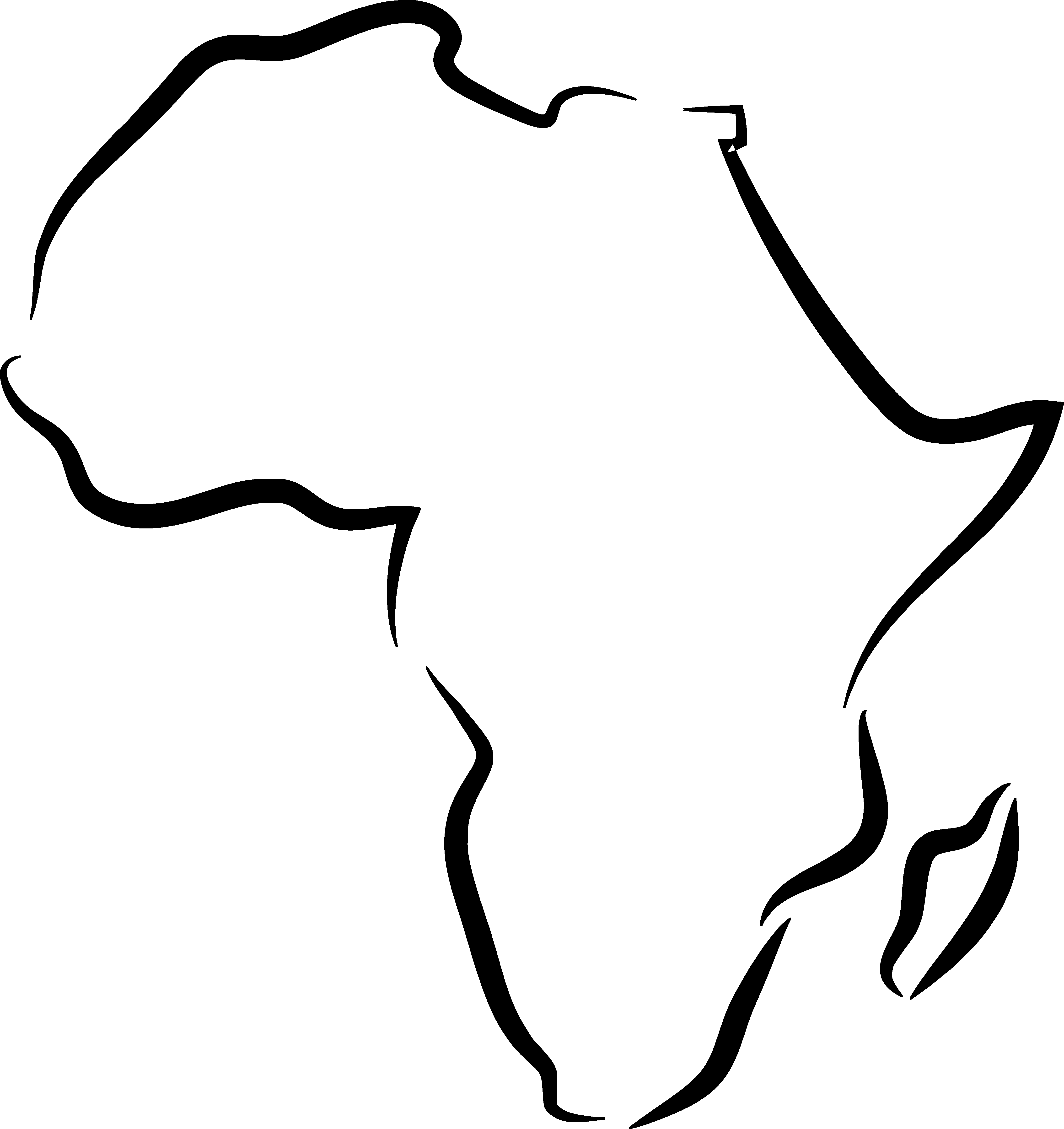 Africa Outline - ClipArt Best