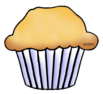 Apple muffin clipart
