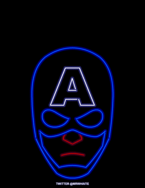 A Gallery of Movies as Neon Signs