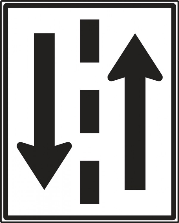 Lane Control Signs - Accuform