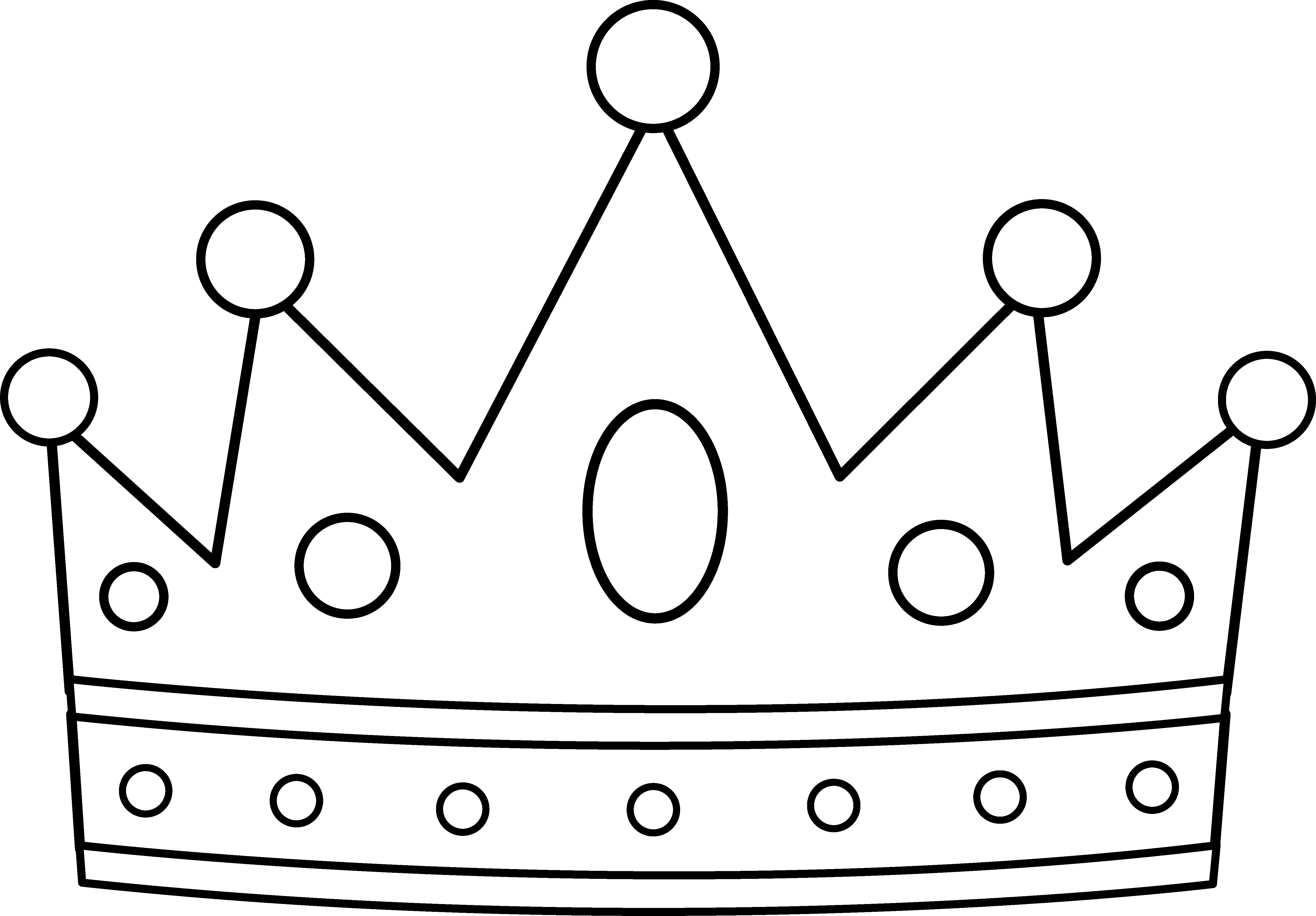 Crown Outline Template. tiara outline clipart clipart kid. outline ...