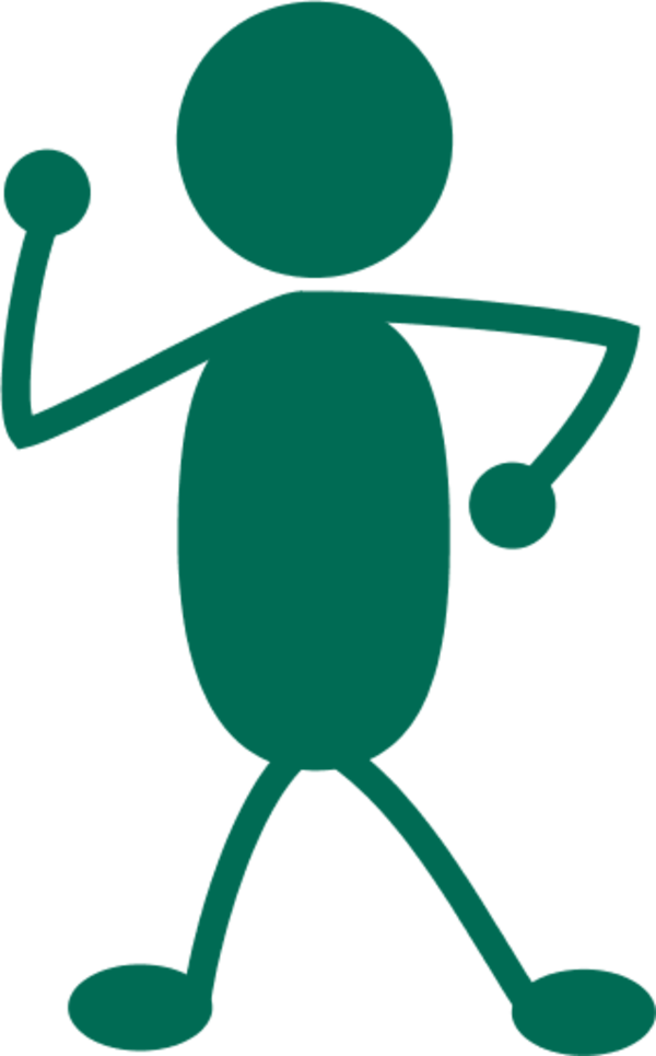 Stick Man 1 - vector Clip Art