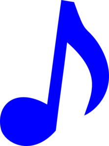 Colorful music notes clipart transparent