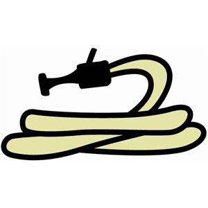Fire, Shape and Fire hose
