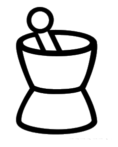 Pharmacy Medical Clipart - category mortar pestle