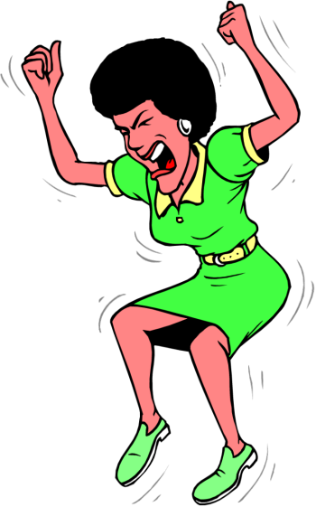 Frustrated face clip art