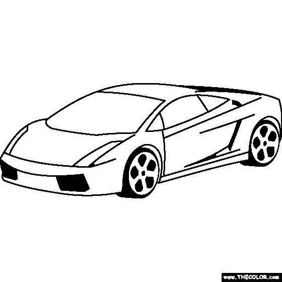 Supercars and Prototype Cars Online Coloring Pages | Page 2