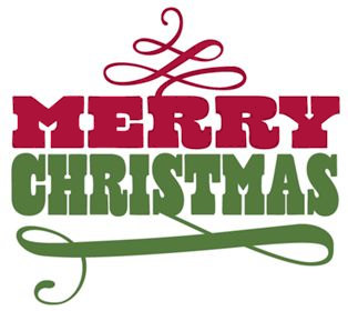 Christmas Decal MERRY CHRISTMAS Words Wall Art by Coins4Sale