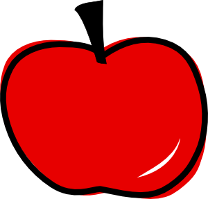 Red Apple Clip Art - vector clip art online, royalty ...
