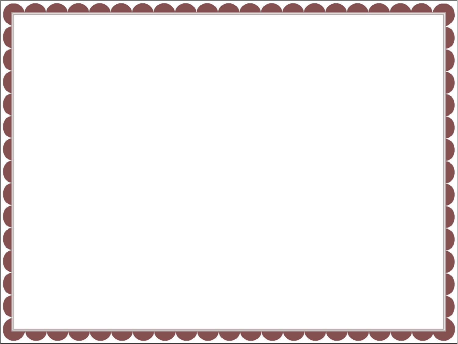 Free Powerpoint Template Content Slide - Certificate Border 2