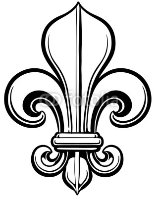 Fleur De Lis Vector Linework Illustration by tairygreene, Royalty ...