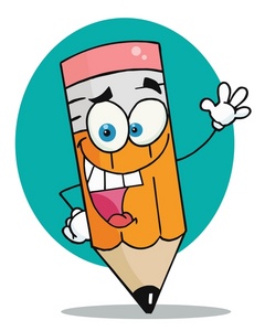 Pencil Clipart Image - School Supplies: Pencil Cartoon Character ...