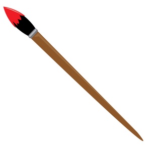 Paintbrush Clipart Image - Artist's Paintbrush
