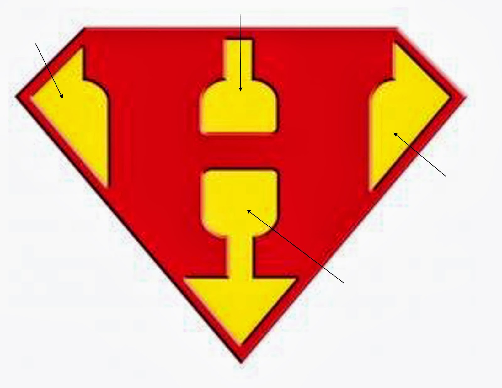 Superman Symbol With Different Letters | Free Download Clip Art ...