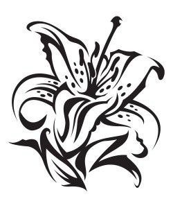 Lilly Flower Tattoo - ClipArt Best