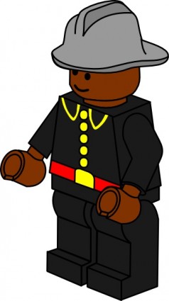 Pitr Lego Town Fireman clip art Vector clip art - Free vector for ...