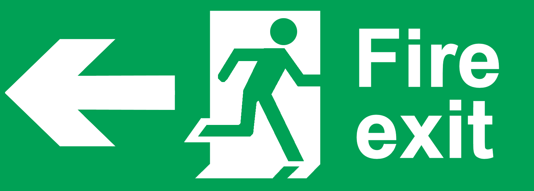 Fire Exit Sign | Free Download Clip Art | Free Clip Art | on ...