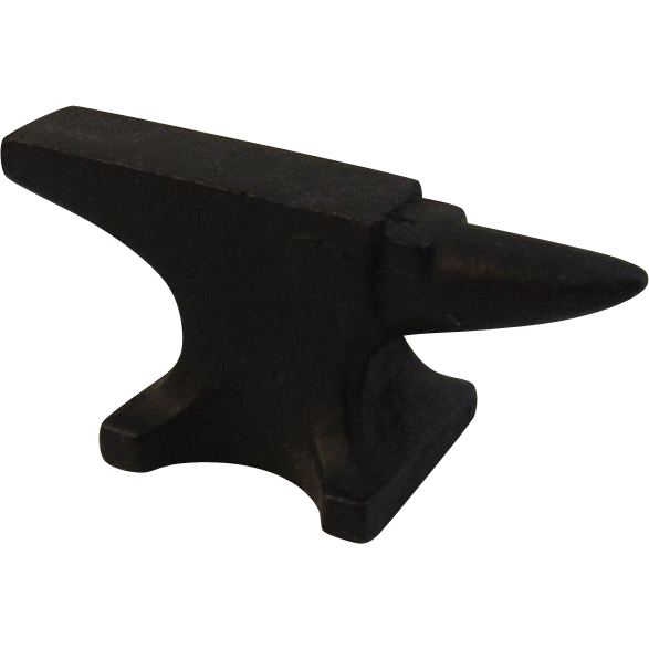 Vintage John Deer Miniature Cast Iron Blacksmith Anvil from ...