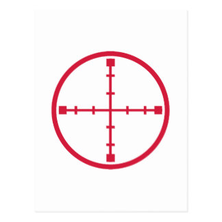 Crosshair Postcards | Zazzle