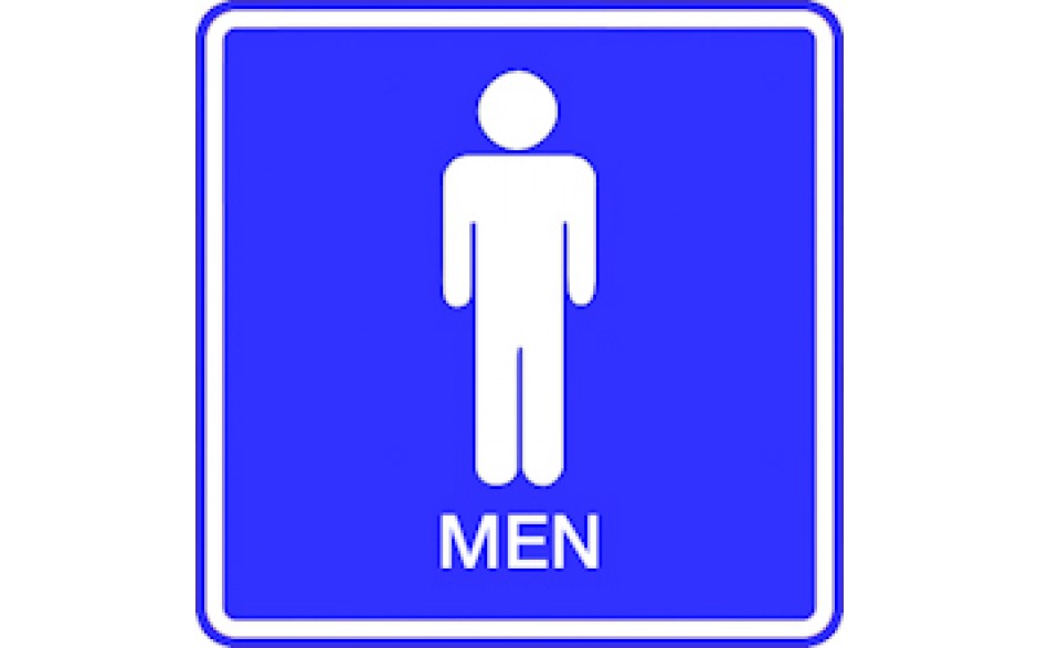 Men symbol & wording - Washroom / Restroom - Facility Operations ...