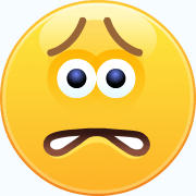 Worried&quot; Emoticon