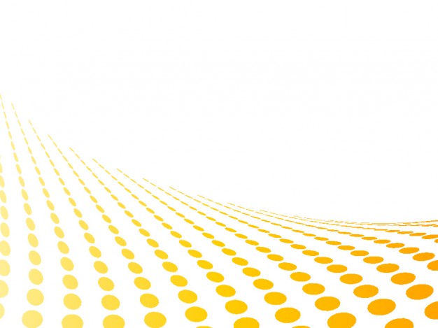 Yellow dots perspective in abstract white background Vector | Free ...