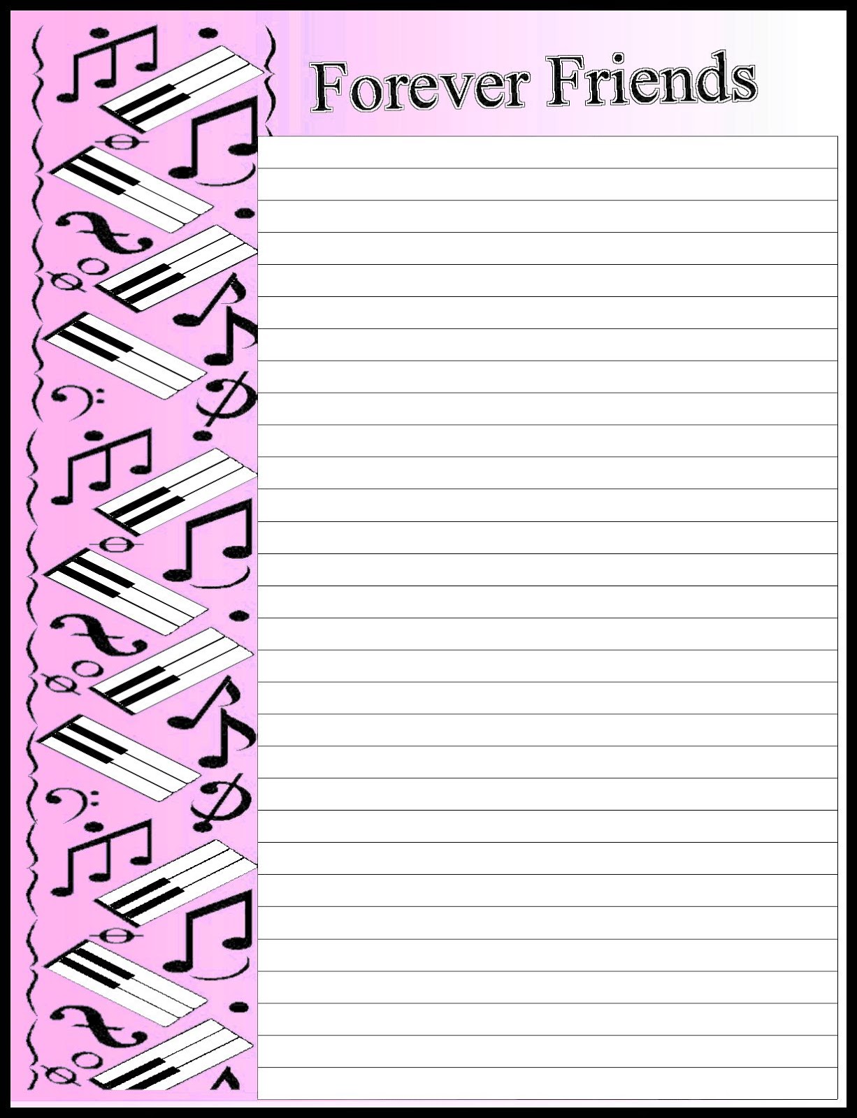 Christian Images In My Treasure Box: Friendship Stationary