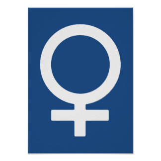 Symbol For Female Posters | Zazzle