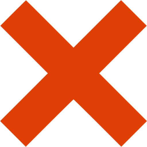 Soylent red x mark icon - Free soylent red x mark icons