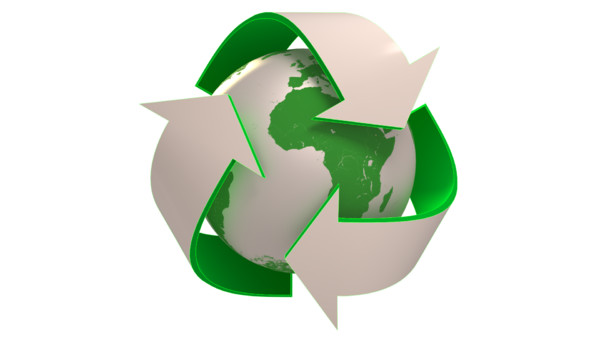recycling logo 3d model