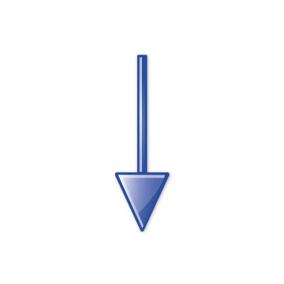 arrow_down_18, navy blue, arrow, down, download, icon, 256x256 ...